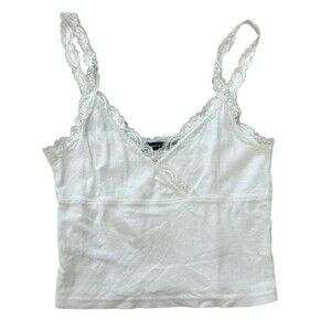 Brandy Melville Women's White Vest